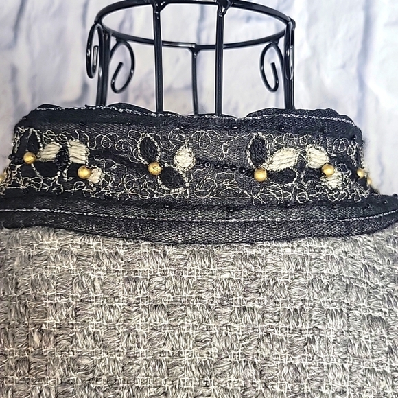 ALBERTO MAKALI Embroidered and Beaded Part Wool Jacket Medium - Picture 6 of 8